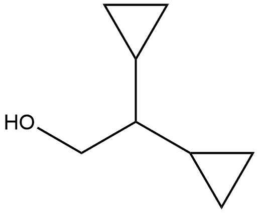 2,2-二环丙基乙-1-醇 结构式