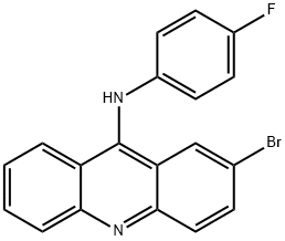 9-Acridinamine, 2-bromo-N-(4-fluorophenyl)- 结构式