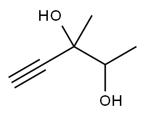 4-Pentyne-2,3-diol, 3-methyl- 结构式