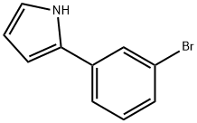 1H-Pyrrole, 2-(3-bromophenyl)- 结构式