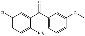 (2-Amino-5-chlorophenyl)(3-methoxyphenyl)methanone 结构式