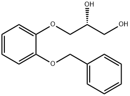 1,2-Propanediol, 3-[2-(phenylmethoxy)phenoxy]-, (2R)- 结构式