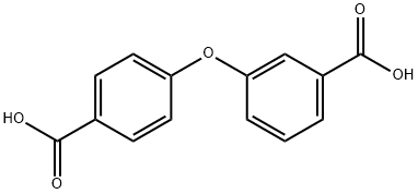 3-(4-羧基苯氧基)苯甲酸 结构式