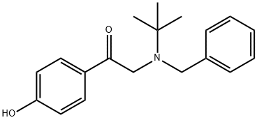 Ethanone, 2-[(1,1-dimethylethyl)(phenylmethyl)amino]-1-(4-hydroxyphenyl)- 结构式