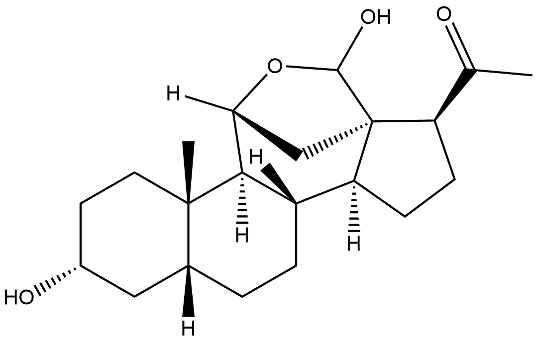 21-deoxytetrahydroaldosterone 结构式