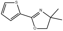 Oxazole, 4,5-dihydro-4,4-dimethyl-2-(2-thienyl)- 结构式