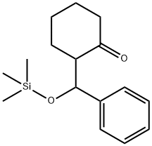 2-(Phenyl((trimethylsilyl)oxy)methyl)cyclohexanone 结构式