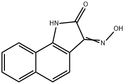 1H-Benz[g]indole-2,3-dione, 3-oxime 结构式