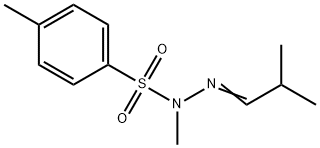 Benzenesulfonic acid, 4-methyl-, 1-methyl-2-(2-methylpropylidene)hydrazide 结构式