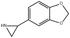 Aziridine, 2-(1,3-benzodioxol-5-yl)- 结构式