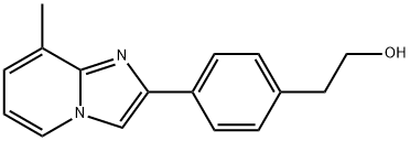 2-(4-(8-Methylimidazo[1,2-a]pyridin-2-yl)phenyl)ethanol 结构式