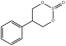 1,3,2-Dioxathiane, 5-phenyl-, 2-oxide 结构式