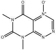 Pyrimido[5,4-e]-1,2,4-triazine-5,7(6H,8H)-dione, 6,8-dimethyl-, 4-oxide 结构式