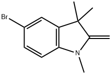 1H-Indole, 5-bromo-2,3-dihydro-1,3,3-trimethyl-2-methylene- 结构式