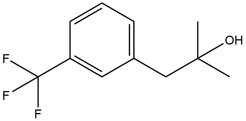 BENZENEETHANOL, Α,Α-DIMETHYL-3-(TRIFLUOROMETHYL)- 结构式