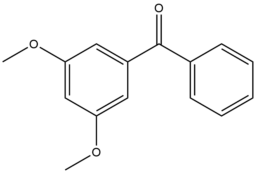 1-(3,5-二甲氧基苯基)苯基-1-酮 结构式