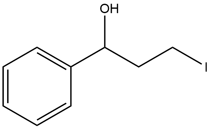 3-iodo-1-phenylpropan-1-ol 结构式
