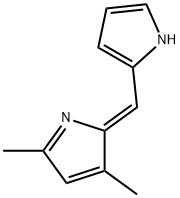 1H-Pyrrole, 2-[(3,5-dimethyl-2H-pyrrol-2-ylidene)methyl]-, (Z)- (9CI) 结构式