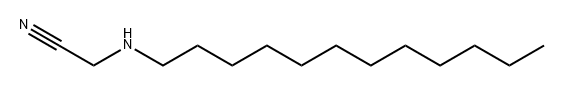 Acetonitrile, 2-(dodecylamino)- 结构式