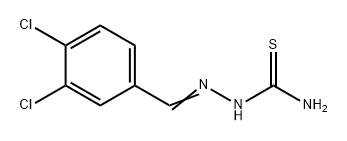 Hydrazinecarbothioamide, 2-[(3,4-dichlorophenyl)methylene]- 结构式