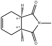 1H-Isoindole-1,3(2H)-dione, 3a,4,7,7a-tetrahydro-2-methyl-, (3aR,7aS)-rel- 结构式