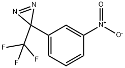 3-(3-Nitrophenyl)-3-(trifluoromethyl)-3H-diazirene 结构式