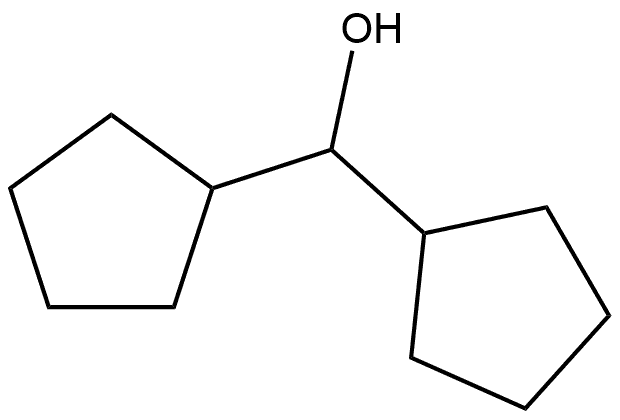 Cyclopentanemethanol, α-cyclopentyl- 结构式