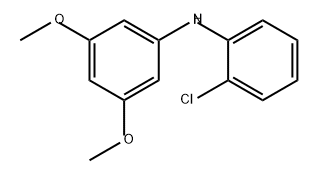 Benzenamine, N-(2-chlorophenyl)-3,5-dimethoxy- 结构式