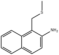 2-Naphthalenamine, 1-[(methylthio)methyl]- 结构式