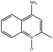 4-QUINOLINAMINE, 2-METHYL-, 1-OXIDE 结构式