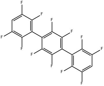 1,1':4',1''-Terphenyl, 2,2',2'',3,3',3'',5,5',5'',6,6',6''-dodecafluoro- (9CI) 结构式