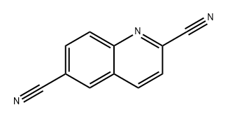 2,6-Quinolinedicarbonitrile 结构式