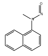 甲基(萘-1-基)亚硝胺 结构式