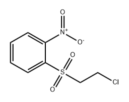 Benzene, 1-[(2-chloroethyl)sulfonyl]-2-nitro- 结构式