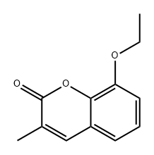 8-乙氧基-3-甲基-2H-色烯-2-酮 结构式