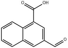 3-Formyl-1-naphthoic acid 结构式