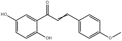 2',5'-二羟基-4-甲氧基查尔酮 结构式