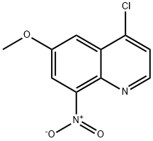 Quinoline, 4-chloro-6-methoxy-8-nitro- 结构式