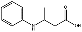 Butanoic acid, 3-(phenylamino)- 结构式