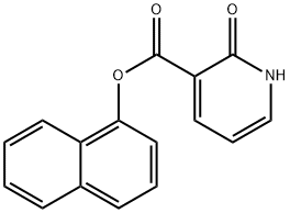 2-Oxo-1,2-dihydronaphthalen-1-yl nicotinate 结构式