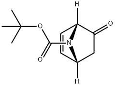(1R,4R)-5-氧代-7-氮杂双环[2.2.1]庚-2-烯-7-羧酸叔丁酯 结构式