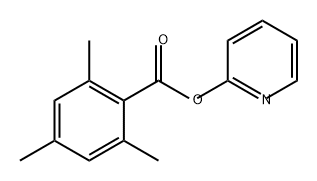 Benzoic acid, 2,4,6-trimethyl-, 2-pyridinyl ester 结构式