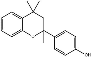 Phenol, 4-(3,4-dihydro-2,4,4-trimethyl-2H-1-benzopyran-2-yl)- 结构式