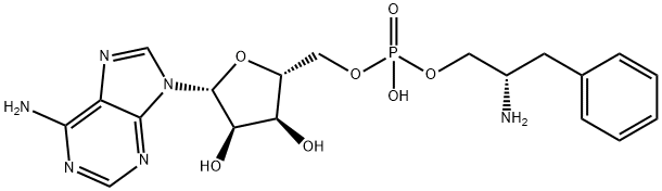 phenylalanyl-5'-AMP 结构式