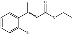 2-Butenoic acid, 3-(2-bromophenyl)-, ethyl ester 结构式