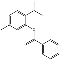 5-甲基苯甲酸2-异丙基酯 结构式