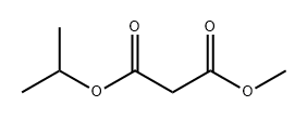 1-O-METHYL 3-O-PROPAN-2-YL PROPANEDIOATE 结构式