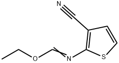 Methanimidic acid, N-(3-cyano-2-thienyl)-, ethyl ester 结构式