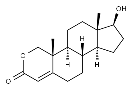 Cyclopenta[5,6]naphtho[1,2-c]pyran-2(4H)-one, 4a,4b,5,6,6a,7,8,9,9a,9b,10,11-dodecahydro-7-hydroxy-4a,6a-dimethyl-, (4aR,4bS,6aS,7S,9aS,9bR)- 结构式