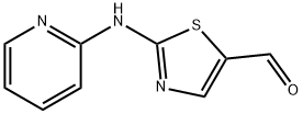 2-(PYRIDIN-2-YLAMINO)THIAZOLE-5-CARBALDEHYDE 结构式